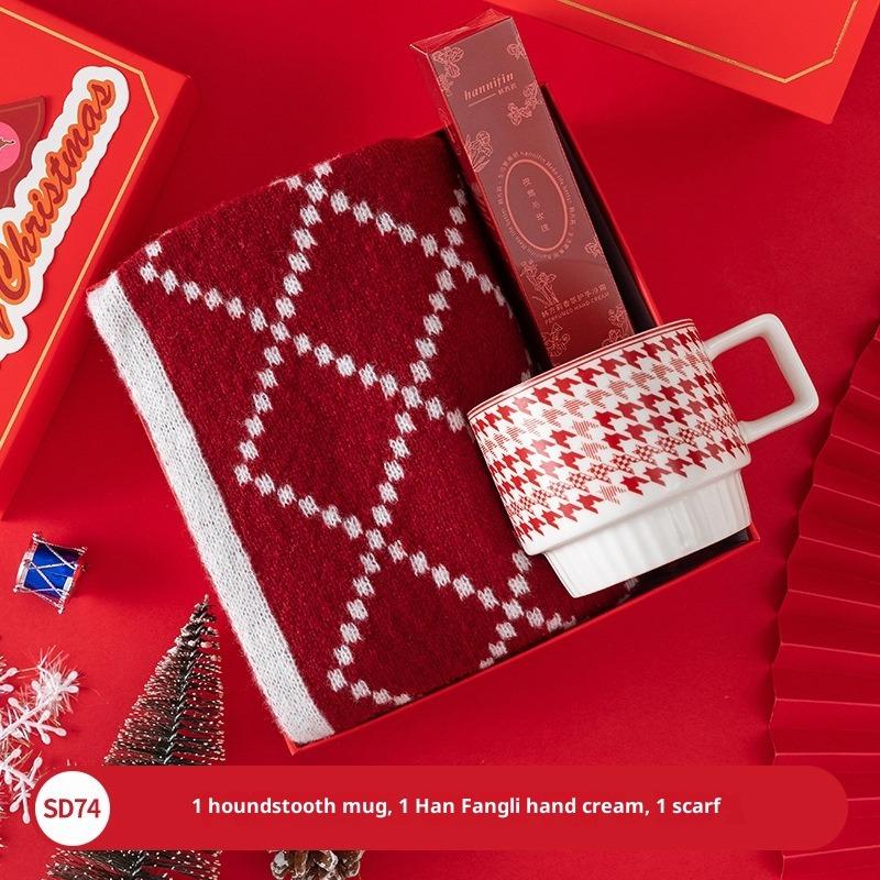 Festive Thermos Tumbler Gift Set - Perfect Christmas & New Year Present Student &Corporate& Friends New Year Presents Family Party