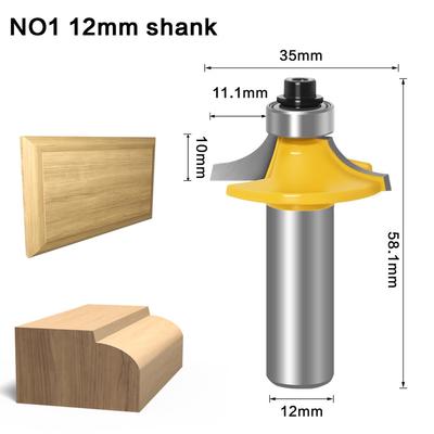 Power Tool-Door And Drawer Front Edging Wood Slotting Router Bit For Precise Cutting Tool