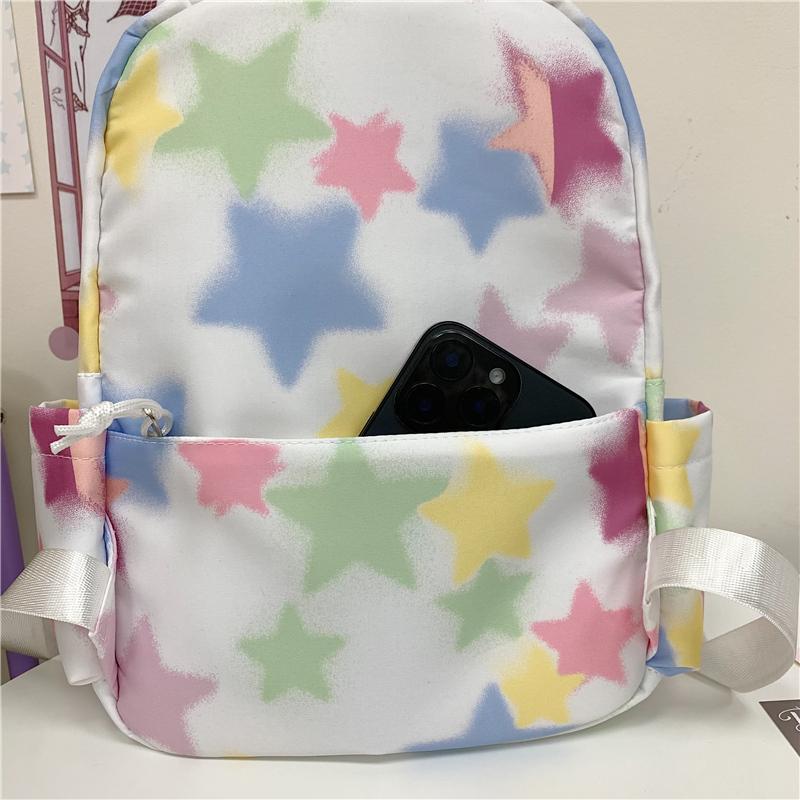 School Bag Women's Backpack Color Rainbow Backpack