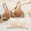 Seamless Push-Up Polka Dot Bra with Back Support