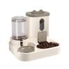 2-in-1 Automatic Pet Feeder Water Dispenser, Anti-tipping Cat Dog Bowl, Integrated Drinking Feeding Bowl for Pets
