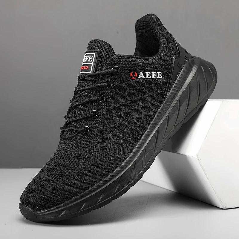 Summer Lightweight Men Running Shoes Men Mesh Walking Sport Tenis Shoes Breathable Casual Classical Fashion Anti Slip Sneakers
