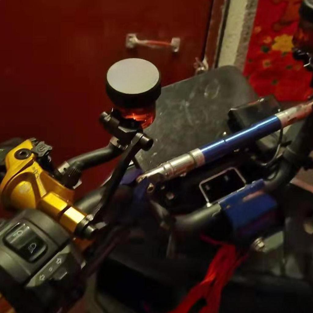 Motorrad Bremsflüssigkeitsbehälter Halterung Schnellmontage Metall Bremsflüssigkeitsbehälter Halterung Für Motorradfahren Für Tägliche Fahrten Stadt