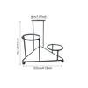 Crystal Ball Holder Seat Metal Sphere Stand for Showcase Bookcase Decoration