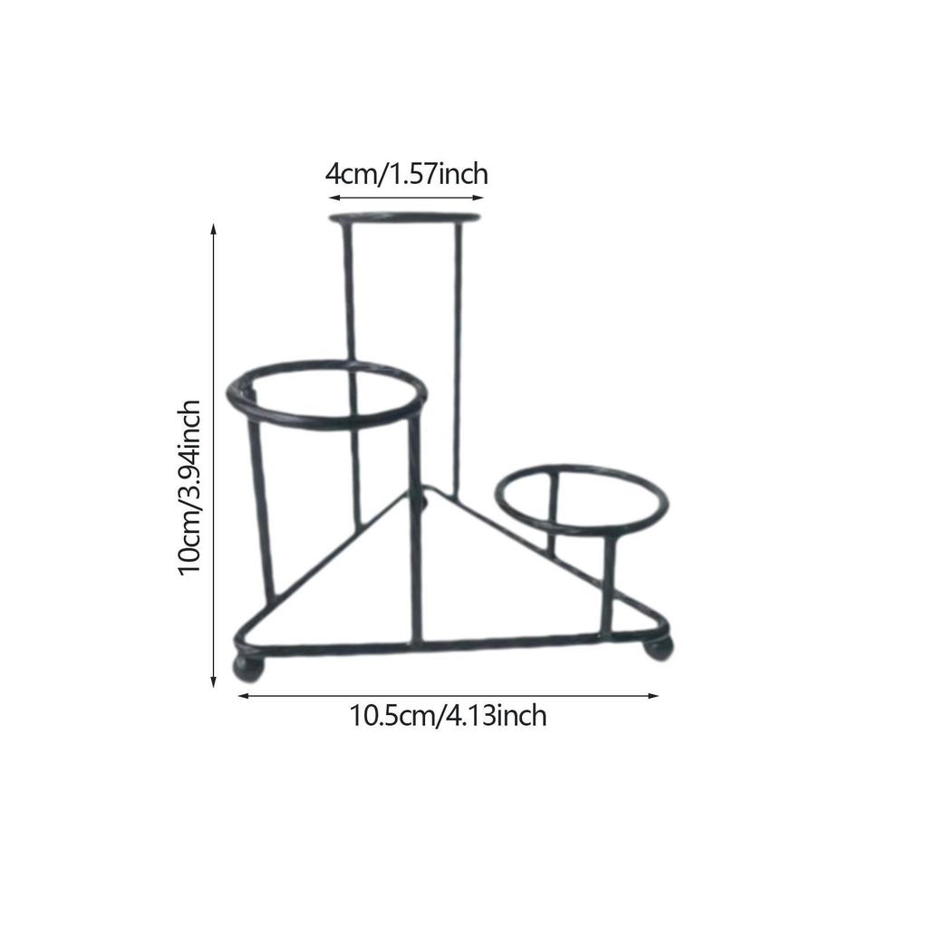 Crystal Ball Holder Seat Metal Sphere Stand for Showcase Bookcase Decoration