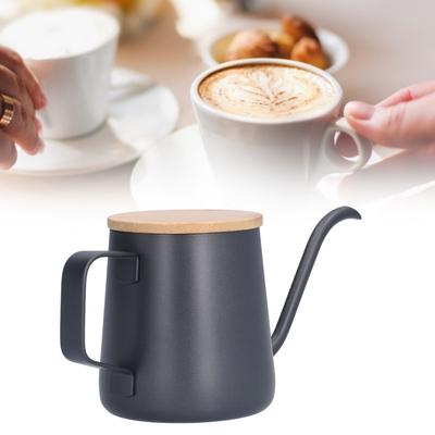 Cafetière à Bec Long et Étroit Capacité 350ml Pot pour Pour-Over Bouilloire à Café Préparation du Café