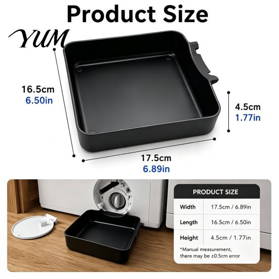 Washing Machine Drip Tray Front-Load Drain Pan, Universal Drainage Tray, Washer Water Collector for Basements, Apartments, Rentals Collection