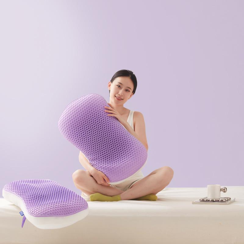Cooling Gel Honeycomb Summer TPE Pillow for Comfortable Sleep