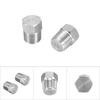 Male Thread Stainless Steel Pipe Countersunk Plug Hex Head Socket Pipe Fittings(PT1 8 2PCS)