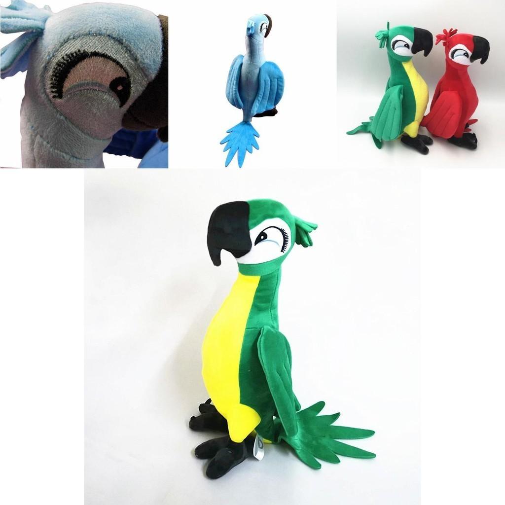 Adorable 30cm Rio Movie Plush Toy Parrot Bird Stuffed Animal Doll Perfect For Kids