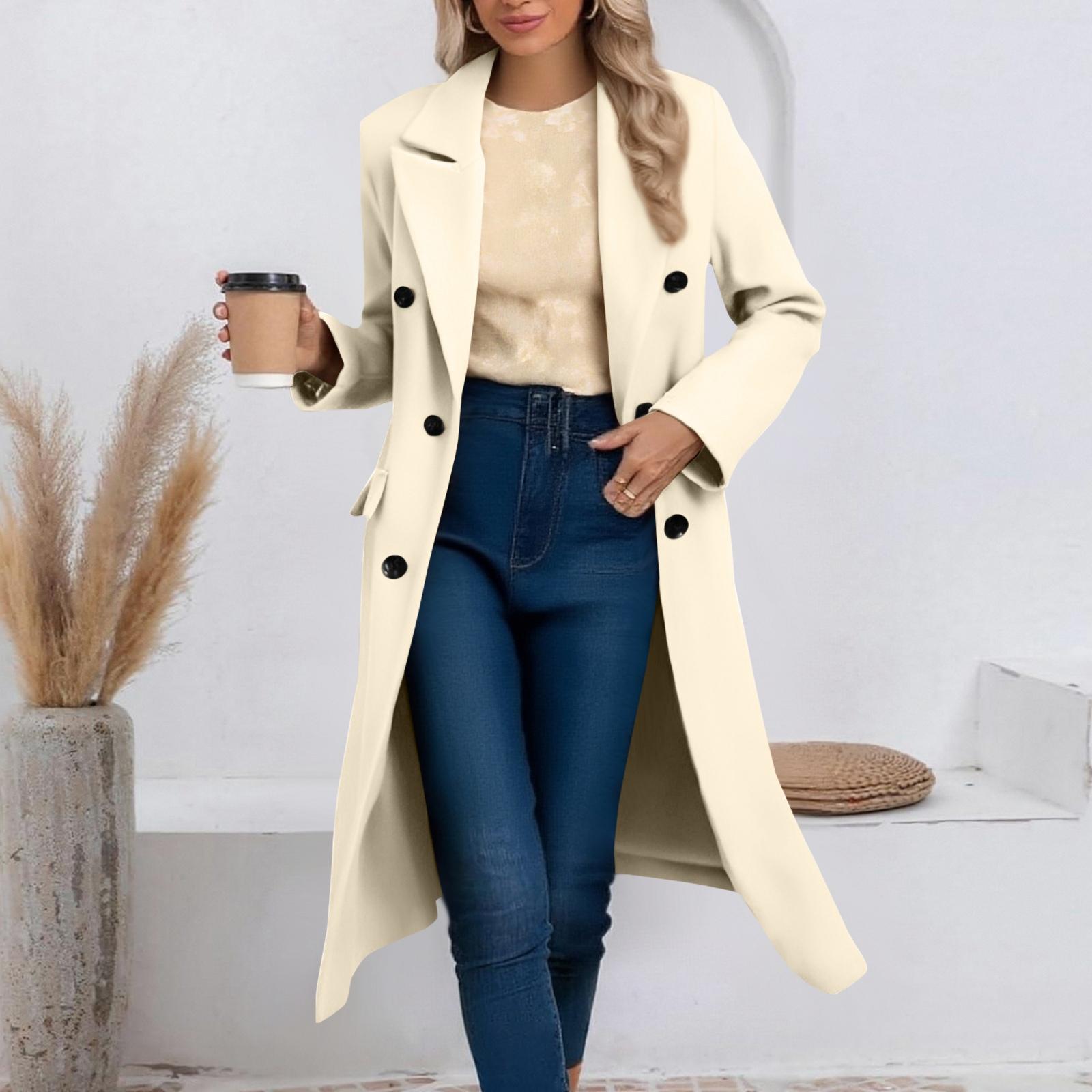 

Women s Fashion Cardigan Solid Color Long Sleeve Cardigan Jacket XXL
