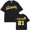 Gracie Abrams 21 Logo T Shirt 2025 The Secret of Us Tour Short Sleeve Tee Shirt Men Women Vintage Fashion Casual Cotton T-shirt