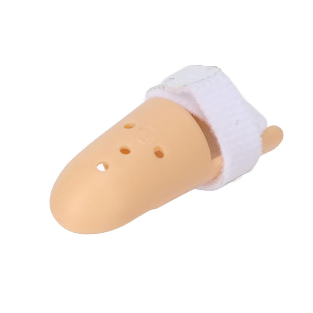 Finger Splint, 4 Sizes Breathable Plastic Thumb Splint Finger Protectors for Arthritis Sprains Strains