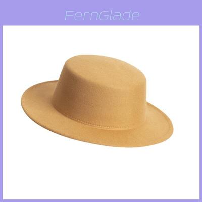 Elegant Wool Felt Fedora Hat For Men And Women With Wide Brim And Warmth For Outdoor Travel