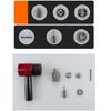 Professional High Hardness Hexagon Connecting Rod Electric Riveting Spear Adapter Kit Drill Riveting Insert Nut Tool