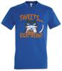 Sweets Right Meow T-Shirt Cat Cats Halloween Trick or Fun Love Treat