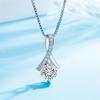 925 Silver Necklace Pendant Dolphin AAA Zircon For Women Fashion Clavicle Chain Necklaces Wedding Party Jewelry Gift