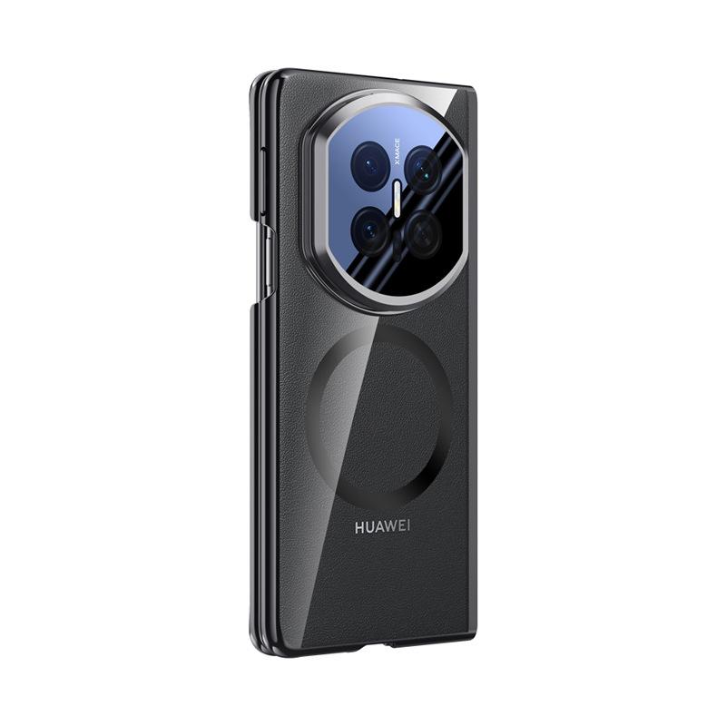 Applicable to Huawei matex7 mobile phone case double central axis anti-drop X7 collector's edition electroplating magnetic attraction transparent simp