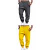 Pantaloni da Jogging Casual Americani da Uomo, Monocolore, per Palestra, Fitness, Allenamento
