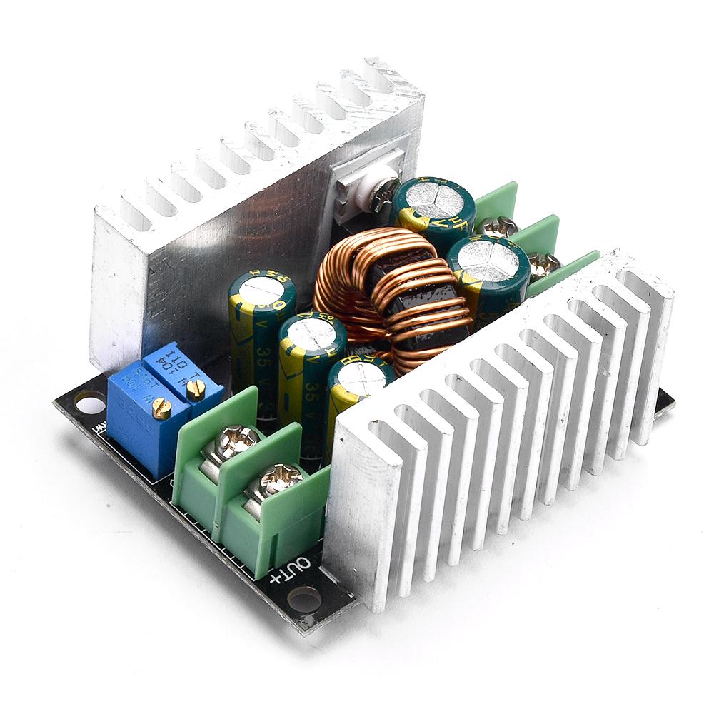 300W 20A DC Step-down Conversion Module Current Adjustable Stepdown Module LED Driver Heatsink Short Circuit Protection Module