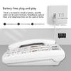 Large Button Home Phone Fixed Landline Telephone With Speakerphone and Last Number Redial Feature