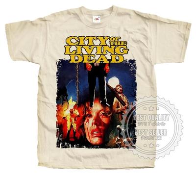 City of the Living Dead T SHIRT TEE V3 Horror Vintage Natural Sizes S To 5XL