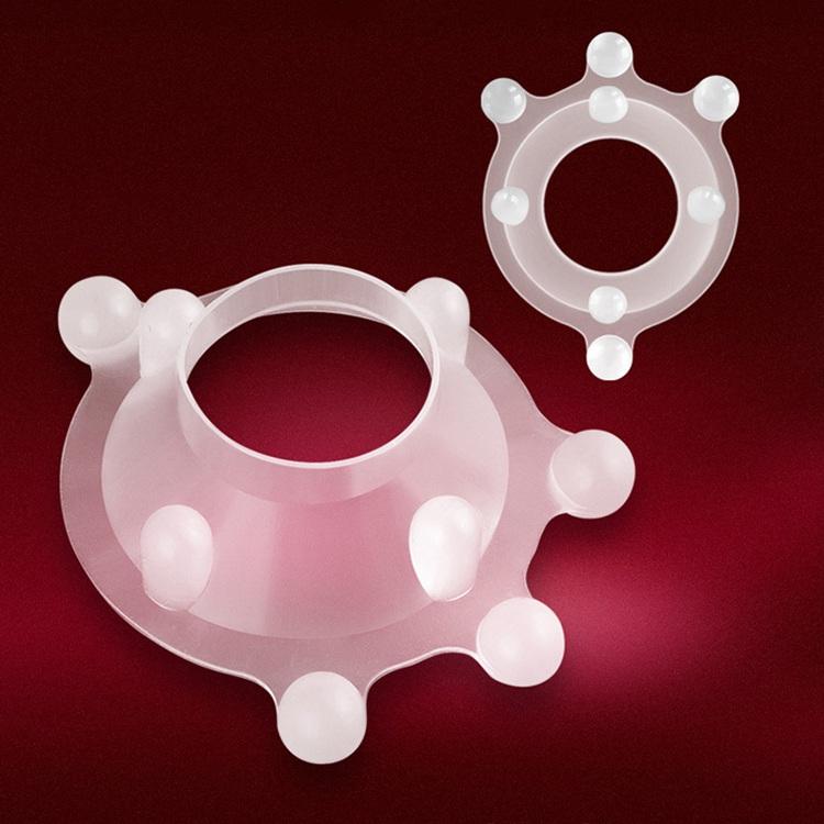 5/8/12 Bead Penis Ring Delay Ejaculation Scrotum Lock Ring G-point Clitoral Stimulate Cock Ring Sex Toys Adults Product for Men