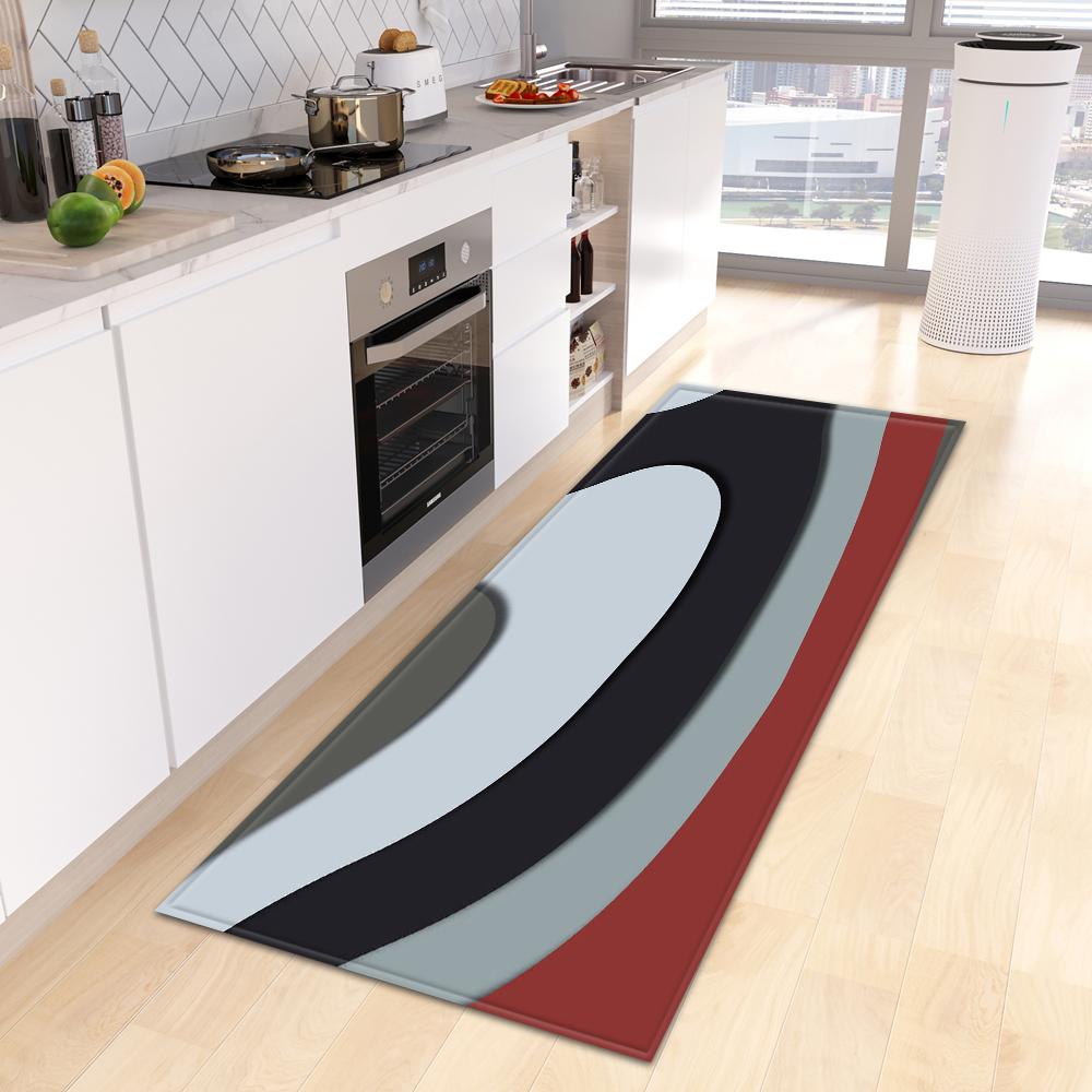 Moderne Küche Teppich Fußmatte Veranda Wohnzimmer Teppich Schlafzimmer Nachttisch Flur Boden rutschfeste Bodenmatte
