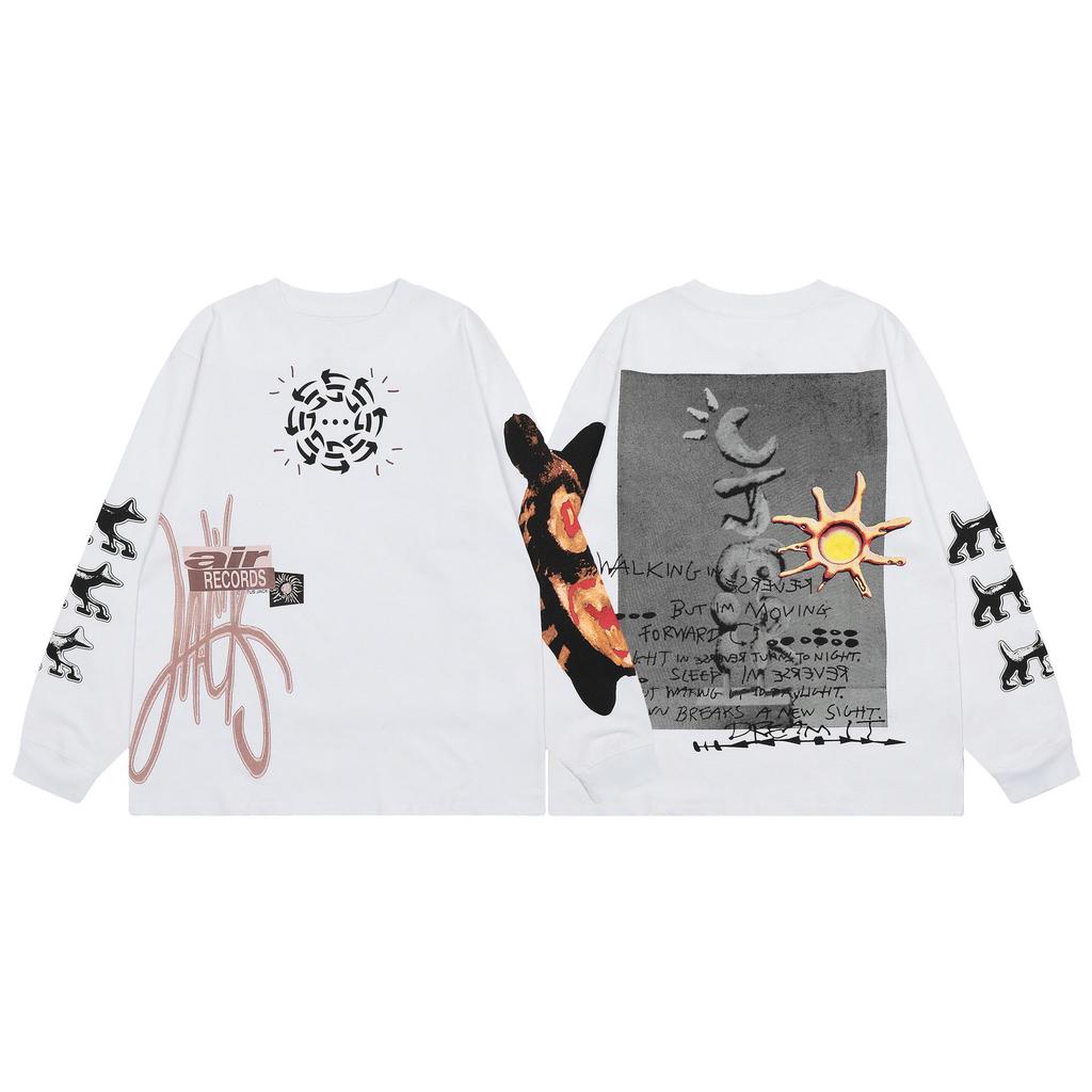 Outfit Trendy Hip Hop Travis Scott Collaborazione Felpa e Pantaloni
