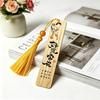 Traditional Nan Bamboo Bookmark with Ice Silk Tassel – A Cultural Blessing Gift for Graduates