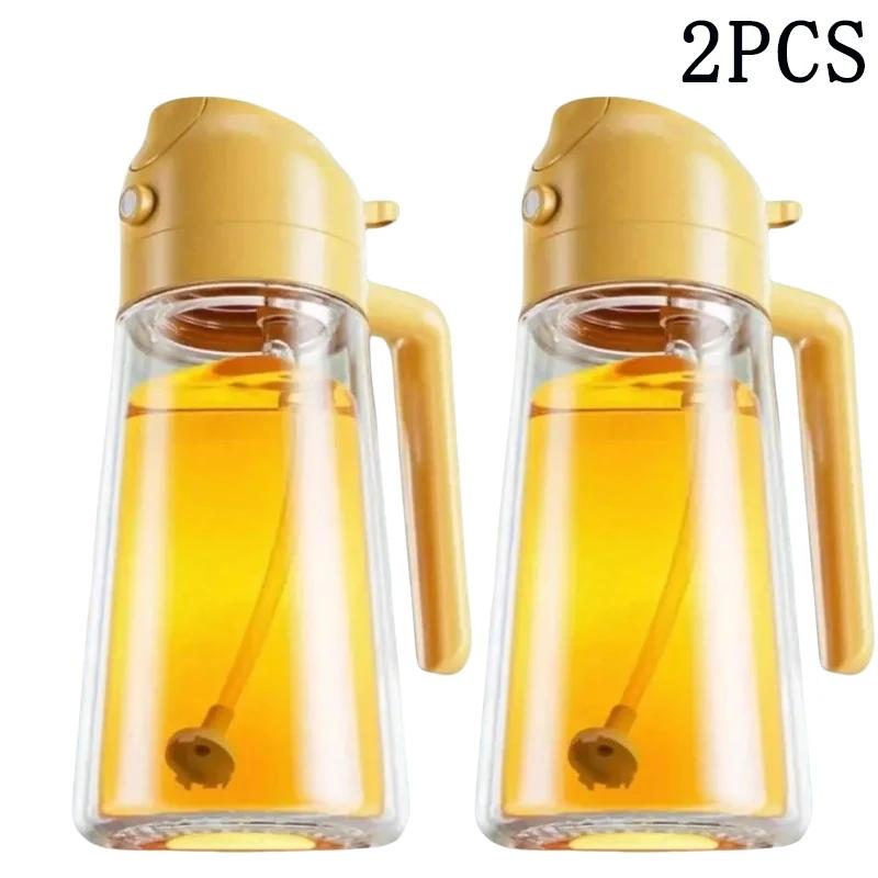 Kitchen Oil Spray Bottle Household Spray Pour Dual-use Air Fryer Olive Oil Cooking Oil Barbecue Spray Atomized Oil Spray Bottle