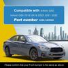 Car Front Bumper Tow Hook Cover Compatible With Infiniti Q50 2018 2019 2020 2021 2022 Trailer Cover Cap 622A16HH0A 622A1-6HH0A Small Lid Towing Eye