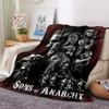 1pc Sons of Anarchy Throw Blanket Soft Flannel, Cozy All Season Polyester Perfect for Home, Office