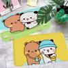 Bear Cartoon Kawaii D-Dudu B-Bubu Door Mat Washable Non-Slip Living Room Sofa Chairs Area Mat Kitchen Doormat Area Rug