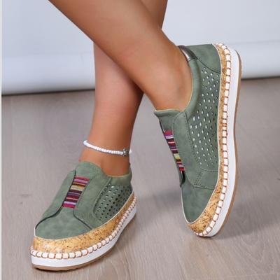 Βουλκανιζέ Παπούτσια Γυναικεία Slip-on Αθλητικά Ρηχά Loafers Διαπνέοντα Διάτρητα Casual Γυναικεία Παπούτσια Γυναίκα Μεγάλο Μέγεθος 43
