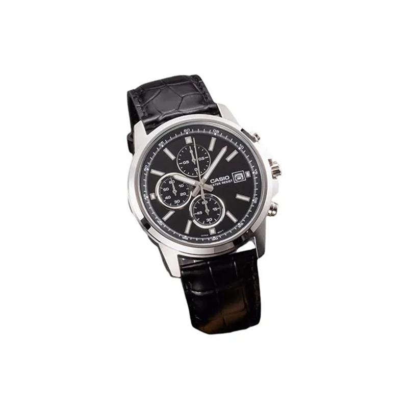 Casio Męski Czarny Zegarek MTH-5001L-1APR-