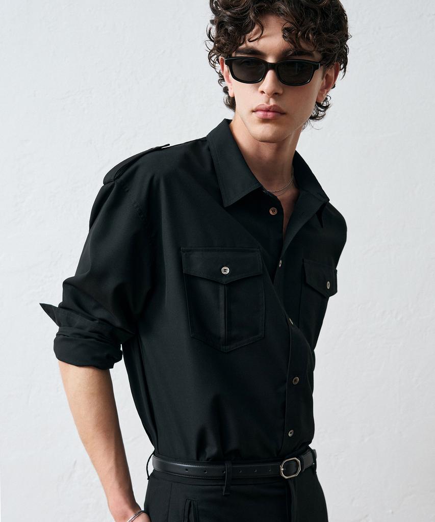 BLAYER Bersen Military Shirt [Black]