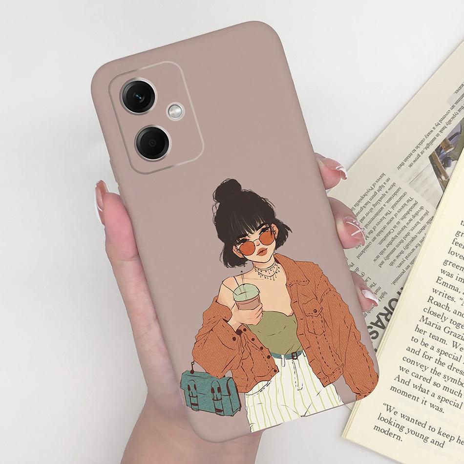 Case For Xiaomi Redmi Note 12 Pro 4G 5G Girl Phone Shell Soft TPU Anti Drop Back Cover Bumper For Redmi Note12 12Pro Coque Funda