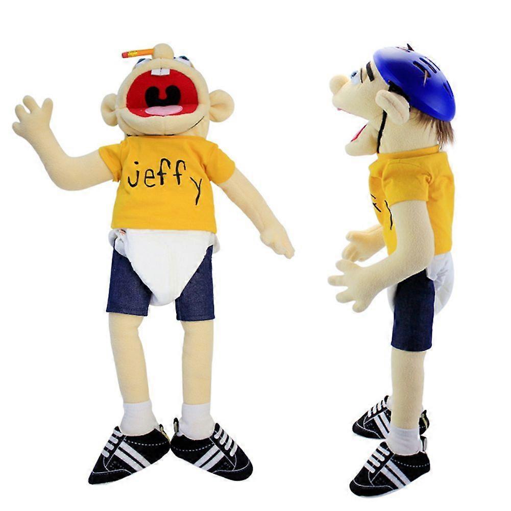 Jeffy Phoebe Sister Hand Puppet Plush Toy Phoebe Hat Hand Doll Game Stuffed Doll Kids Gifts