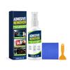Klebstoffentferner-Set für Aufkleber Etiketten Klebeband Enthält 120ml Sprühflasche Kunststoffschaber Reinigungstuch für Mehrere Oberflächen