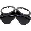 Car Front Bumper Left Right Side Foglight Grille Lamp Cover, Fog Light Lamps Ring Cover Trims, Compatible with BMW M3 E46 2000-2006