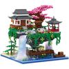 3320 PCS Blocks Tree House Diamond Building Garden Architecture Waterfall Light Bricks Christmas for Kid Over 12 Years Adult Gift
