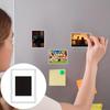 20/10pcs Acrylic Magnetic Photo Frame Refrigerator Magnets, Transparent Label Display Stand, Mini Photo Frame, for Home Living Room