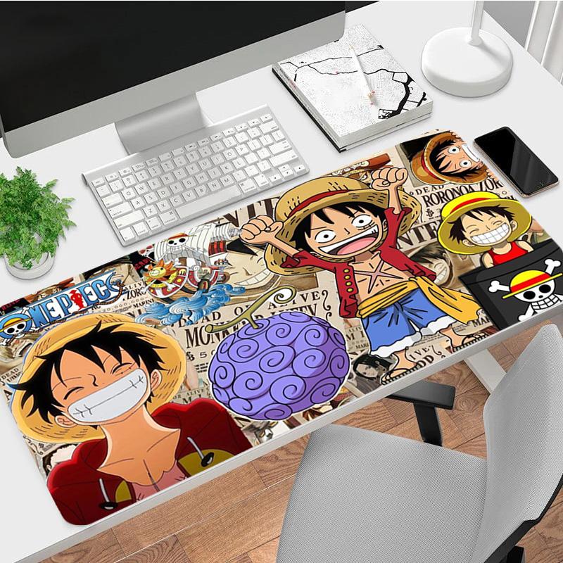 One Piece Xl Gaming Mouse Pad Nonslip Rubber Base Stitched Edge Waterproof Desk Mat For Pc Laptop Gamer Office Computer Accessories C929895