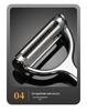 Zinc Alloy Multi-Functional Veggie & Fruit Peeler, Melon Grater, Potato Shredder