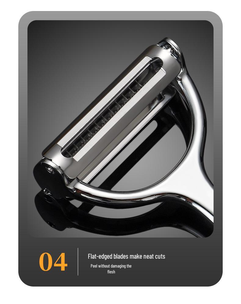 Zinc Alloy Multi-Functional Veggie & Fruit Peeler, Melon Grater, Potato Shredder