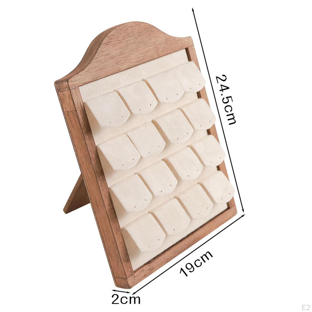 Earring Display Stand Holder Rack Fashion Gift Multifunctional Hold 16 Pairs Storage
