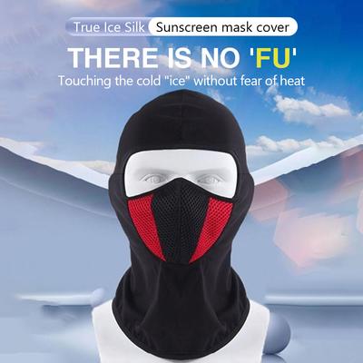 Summer Outdoor Sports Cycling Head Cover Ice Silk Sunscreen Mask Bicycle Motorcycle Wind And Dust Proof Mask Head Cover