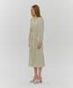 Etmont Stair Shirring Punching Dress Light Green