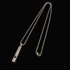 Zinc Zinc Alloy Cool style Hip-hop Women Whistle necklace Necklace for men Sweater chain Titanium steel chain